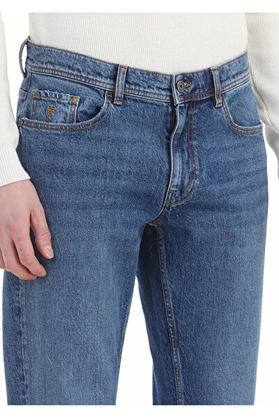 Ramsey Indigo Regular Fit Denim - Παντελόνι από βαμβακερό μείγμα