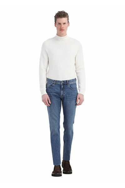 Ramsey Indigo Regular Fit Denim - Παντελόνι από βαμβακερό μείγμα