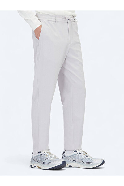 Kip Pantaloni casual de jogging, gri deschis, țesut drept