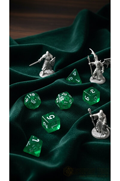 Decour Home FRP DND Zar Seti Şeffaf Yeşil