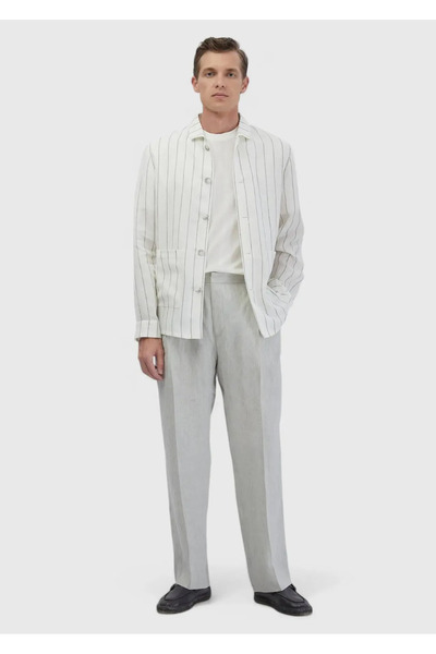 Ramsey Ecru Shirt Jacket