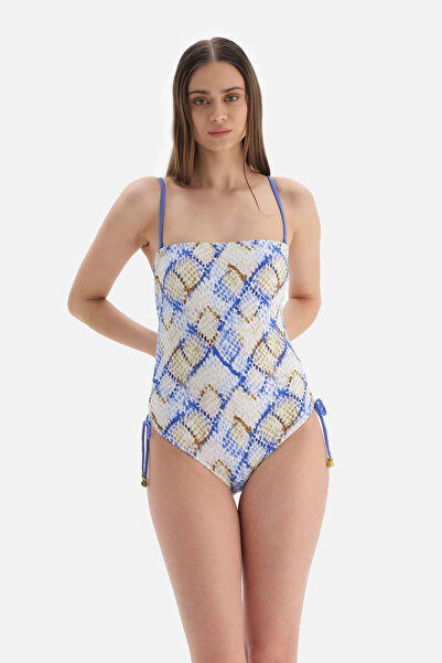 Dagi ملابس السباحة الدانتيل يصل الأخضر الأزرق حمالة