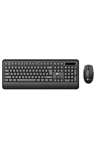LENOVO LECOO KW202 KABLOSUZ TÜRKÇE Q KLAVYE MOUSE SET SİYAH