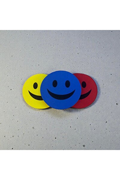 Buteks Manyetik gülen yüzlü tahta silgisi 3’lü