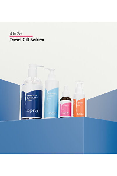 Lopren 4'lü Temel Cilt Bakım Seti