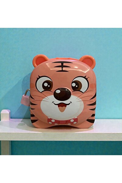 Buteks Metal şekilli kilitli çocuk kumbara