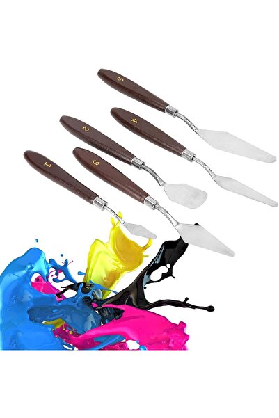 Limmy Комплект шпатули, 5-компонентна метална шпатула (нож за боядисване)