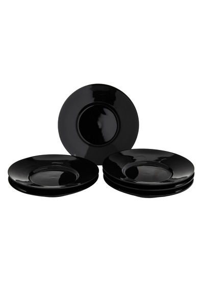 HIC Porcelain Dessert Plates Set 6 Piece