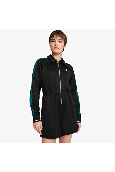 Puma T7 Romper Women's Black Jumpsuit