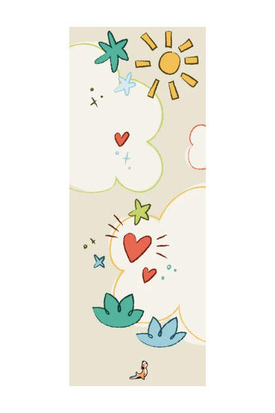 PETARYA Reflect Serisi 4.1 mm Kaydırmaz Kauçuk Taban Yoga Matı Pilates Minder...