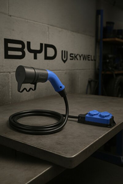 Elektrikli Araçlardan Güç Alın: V2L 2'li Uzatma Priz Adaptör Byd-Skywell