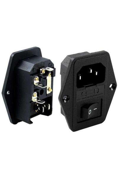 Powermaster C7 Dişi Fiş Şase Anahtarlı Kulaklı (IC-214)