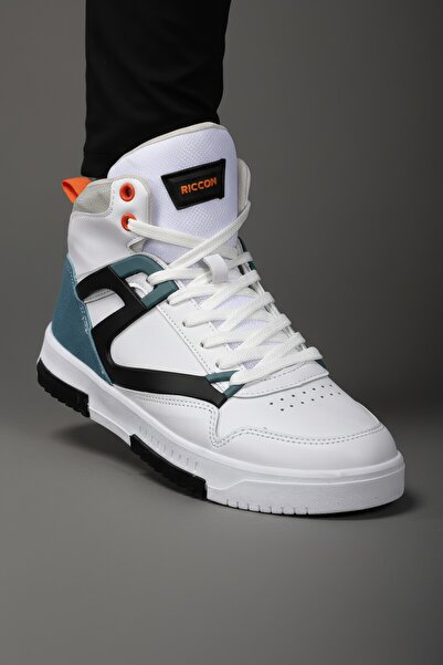 Riccon Ανδρικές μπότες sneaker Comfort 001263 White Petrol