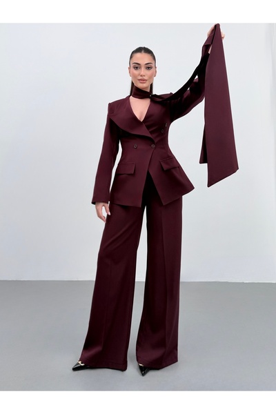 ossons Shawl Collar Double-Breasted Sets