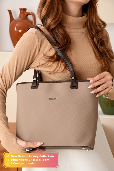 POLOGRAND London Geantă de umăr originală Just Polo Collection, cu 3 comparti...