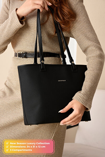 POLOGRAND London Original Just Polo Collection 3 Compartment Luxury Soft Leather Adjustable Cross Strap Shoulder Bag