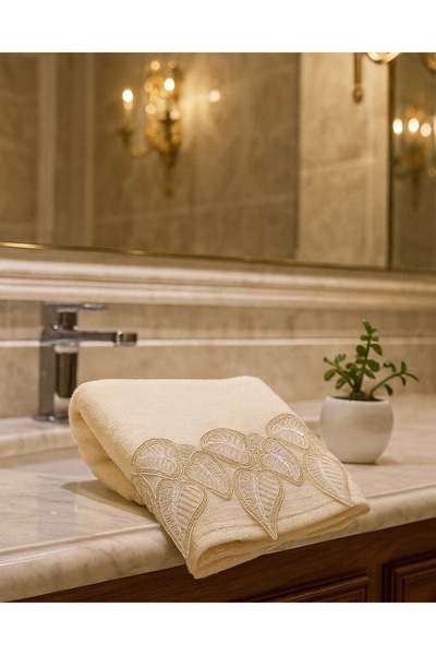 Çeyiz Bahçesi منشفة ورقية كريمية 50&90