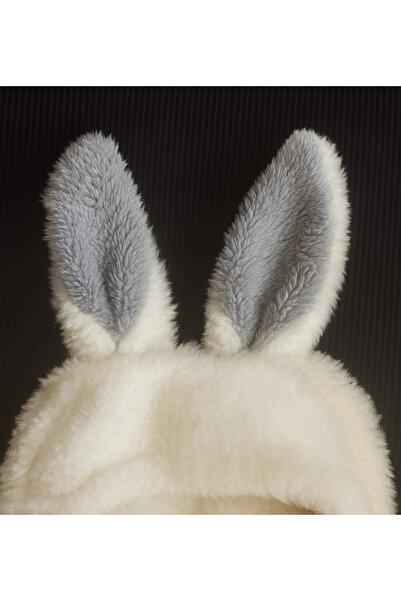 eomix kids Baby Romper with Rabbit Figure. Welsoft Pouf Fabric with Rabbit Embroidery