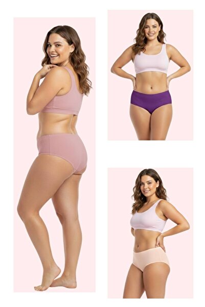 Newlilla 1007 Women's Mix 5-Piece Daily Bato Panties 1007-v8