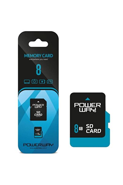 Powermaster Powerway 8 Gb Micro Sd Memory Card Pwr-8
