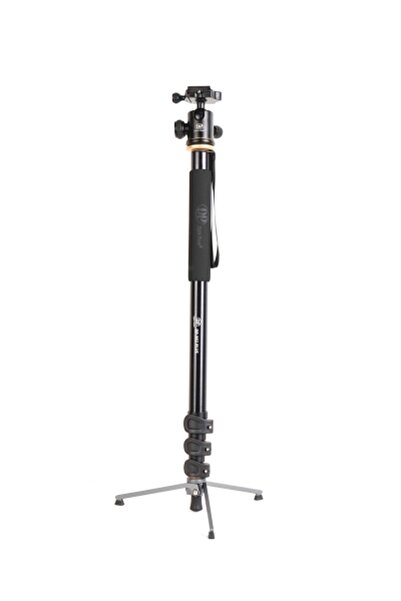 DP -902 PLUS MONOPOD Katlanır Destek Tabanlı ve DSLR Kamera için Ballhead, Maksimum Yükseklik 182cm