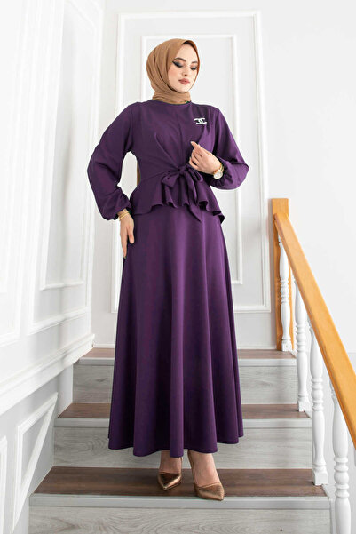 EBRUTESETTÜR بدلة الحجاب الأرجواني