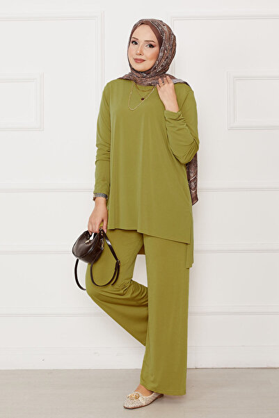EBRUTESETTÜR Salaş Rahat Kalıp İkili Sandy Takım Yağ Yeşil
