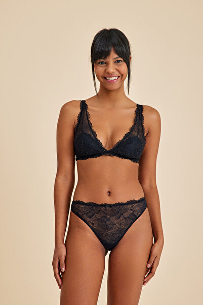 Amarelle Σουτιέν Roma Black Lace - Bralet χωρίς επένδυση χωρίς επένδυση