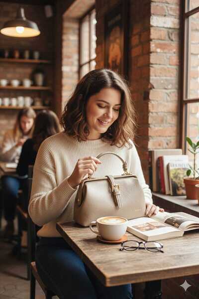 Nas Bag Mini Doctor Model and Crossbody Bag Scholarship Handbag (Width: 23 Cm, Length: 14 cm Bottom: 8 cm) Victoria