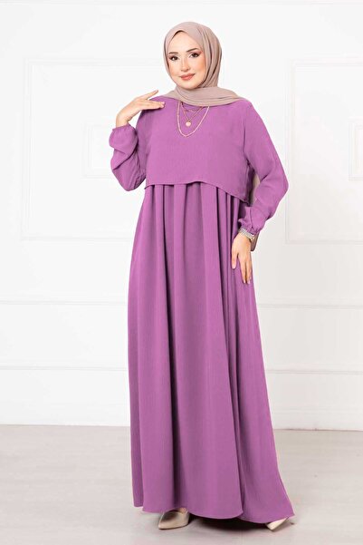 EBRUTESETTÜR Bolero Look Hijab Dress Powder