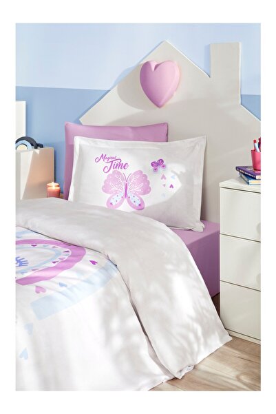 Özdilek Set cuvertură de pilota cu cearșafuri cu un singur elastic Magical Time