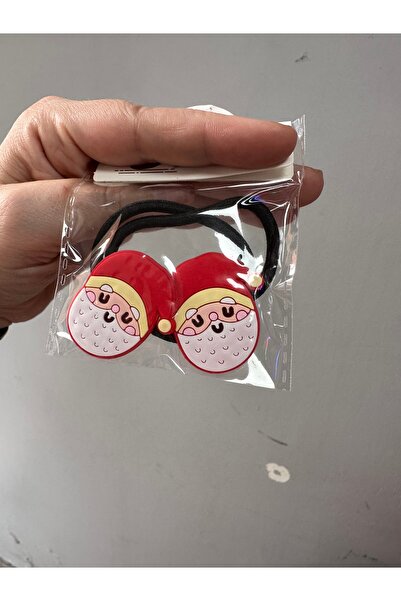 Darya مشبك مطاطي على شكل سانتا كلوز لعيد الميلاد Dd650 - أحمر أبيض وردي أسود ...