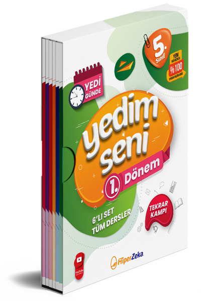 HiperZeka 2026 5. Sınıf Yedim Seni Birinci Dönem Soru Bankası | 6 Kitap Set
