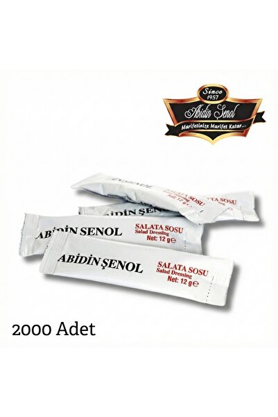 Abidin Şenol 12 gr Ekşili(Salata) Sos 2000 Adet 4 Koli