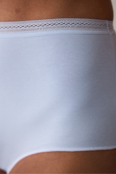 Penti Hellblaue Easy Cotton High Waist Slips