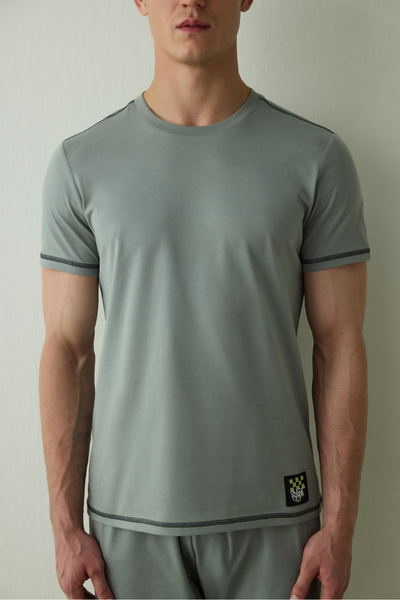 Penti Férfi utcai hosszú ujjú pamut pizsama szett