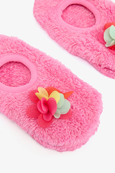 Penti Rózsaszín lányok csinos, hímzett csatos, csúszásmentes talpú otthoni papucsai