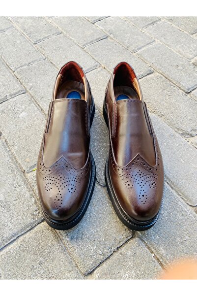 oflamaz Men's Shoes Oxford Inside and Outside 100% Genuine Leather Lightweight Orthopedic