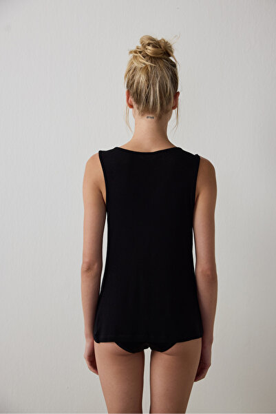 Penti Black Cashmere Blend Tank Top