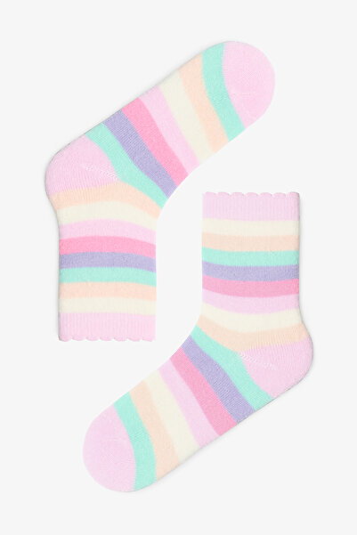 Penti 2-teilige Socken aus Baumwolle mit Cutiepie-Regenbogenmuster für Mädchen