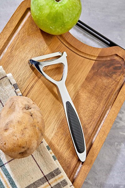 Milenay مقشرة معدنية مريحة ممتازة من الفولاذ المقاوم للصدأ - أداة تقشير الفوا...