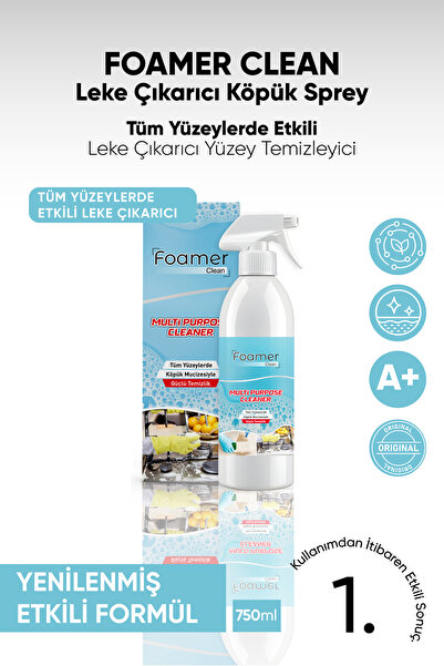 Çok Amaçlı Leke Ve Kir Çıkarıcı Köpük Sprey