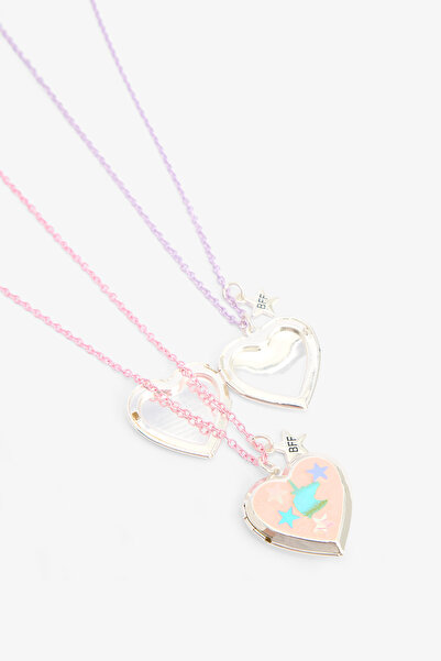 Penti Kız Çocuk Unicornlu 2'li BFF Arkadaşlık Kolyesi