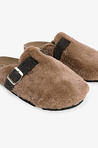 Penti Παντόφλες σπιτιού με λεπτομέρεια μπεζ ζώνης