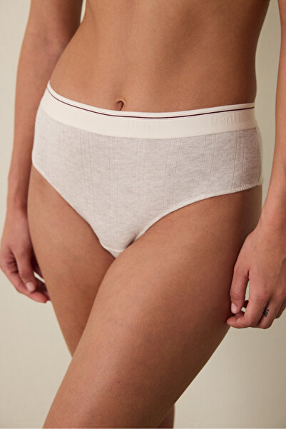 Penti Beige Melange Cheeky Low Waist Hipster Panties