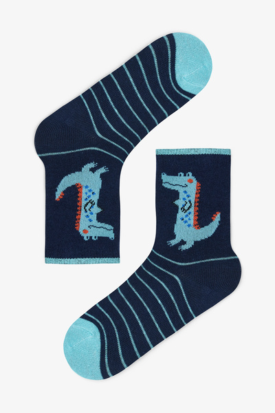 Penti Комплект от 4 чифта чорапи с динозавърски мотиви за момчета Dino Friends