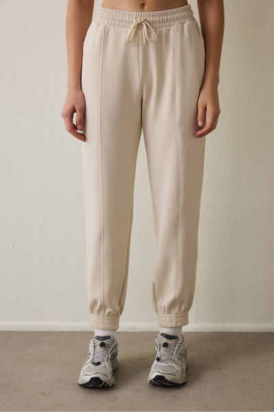 Penti Silky Feel Brushed Beige Sweatpants