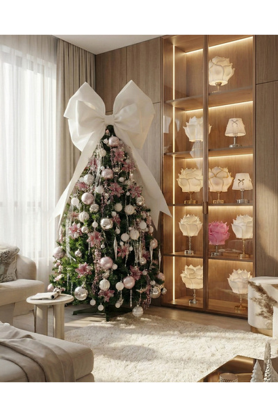 Maison Avf Μεγάλο Διακοσμητικό Φιόγκο Εύα – 100 εκ |   Χριστουγεννιάτικο δέντρο, στολίδι για την πόρτα, διακόσμηση για εκδηλώσεις και καταστήματα