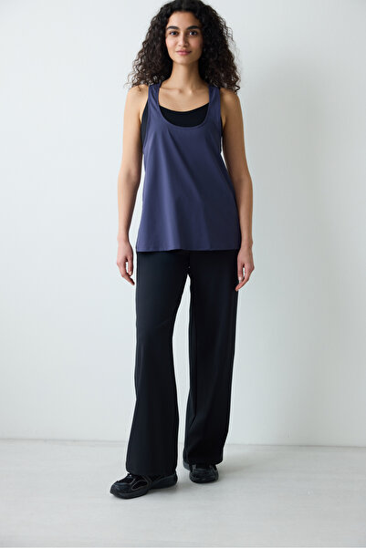 Penti Dark Indigo Back Detailed Sports Tank Top