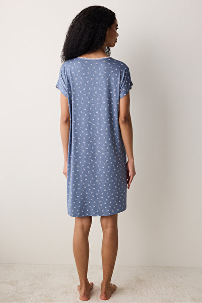 Penti Alia Printed Gray Nightgown